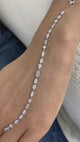 Diamond Tennis Bracelet 2.9 ct White Gold