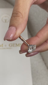 Freya Engagement Ring 3 Carat Rose Gold