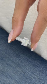 Rasola Ring 5.5 ct TCW , Solid Gold 14k