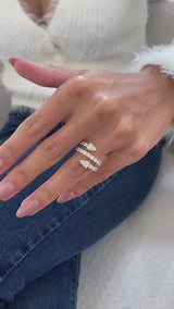 Diamond Eternity Fashion Ring 2.75 ct TCW, Yellow Gold 14K