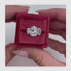 Isabella Engagement Ring 3.50 Carat White Gold