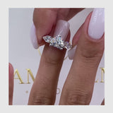 Stella Engagement Ring 1.8ct TCW, 14K Gold