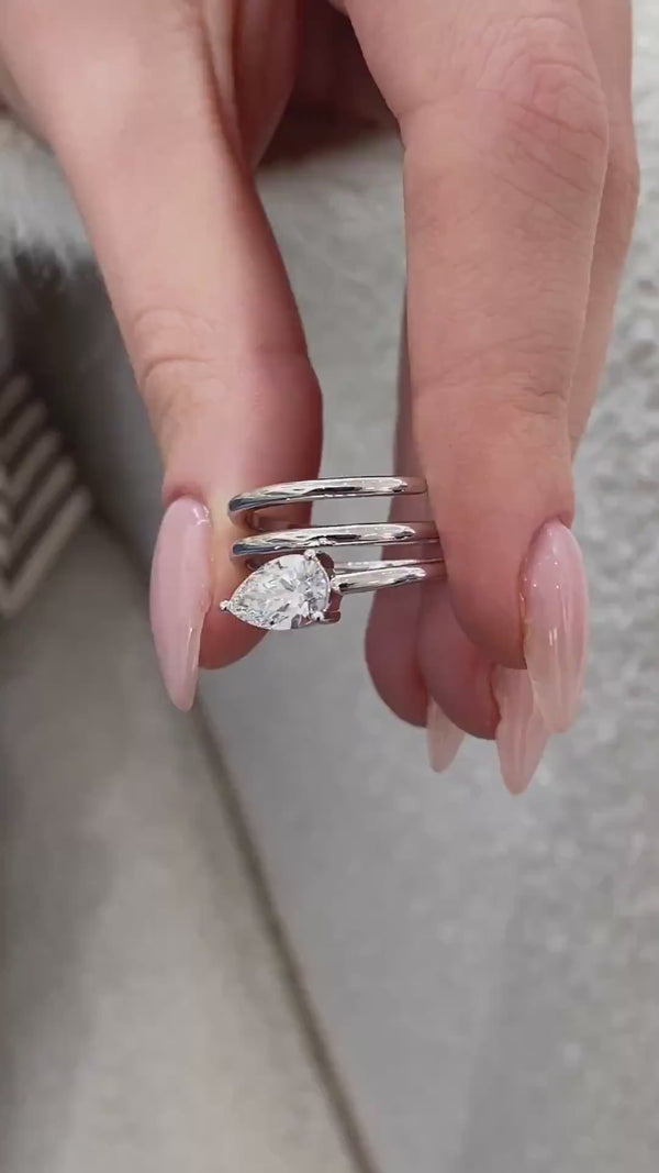 Nyla Diamond Engagement 1 Ring White Gold