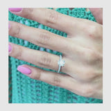 Cynthia Engagement Ring 1.20 Carat White Gold