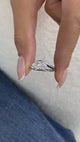 Veyra Diamond Engagement Ring White Gold 18k