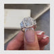 Anais Engagement Ring 4.23 Carat White Gold