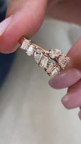 Diamond Ring 1.94 Carat Rose Gold 14K