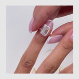 Diamond Solitaire Ring 2.50 ct TCW 18k Rose Gold