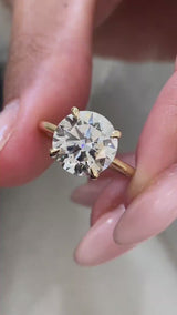 Celeste Engagement Ring 3.20 Carat Yellow Gold