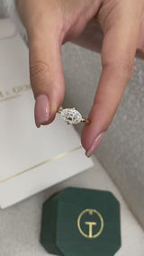 Myla Engagement Ring 1.6ct TCW, 14K Gold