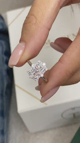 Piper Engagement Ring 1.22 Carat White Gold