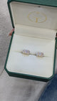 Diamond Hoop Earrings 3.8 ct Yellow Gold