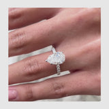 Yareli Engagement Ring 2.3ct TCW, 14K Gold