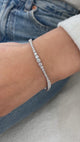 Diamond Tennis Bracelet 3.9 ct White Gold