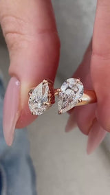 Serenique Diamond Engagement Ring Rose Gold
