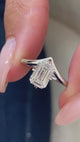 Lonza Engagement Ring 1.5ct TCW, 14K Gold
