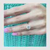 Celin Engagement Ring 2.5ct TCW, 14K Gold