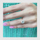 Celin Engagement Ring 2.5ct TCW, 14K Gold