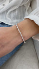 Diamond Bangle Bracelet 1.40 ct White Gold