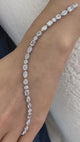 Diamond Tennis Bracelet 6.5 ct White Gold
