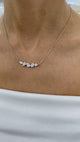 Diamond Pendant Necklace 1.9 ct White Gold