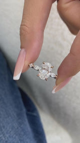 Arvion Diamond Engagement Ring Rose Gold 18k