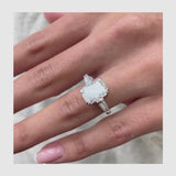 Giana Engagement Ring 3.65 Carat White Gold