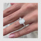 Giana Engagement Ring 3.65 Carat White Gold