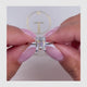Penny Engagement Ring 2ct TCW, 14K Gold