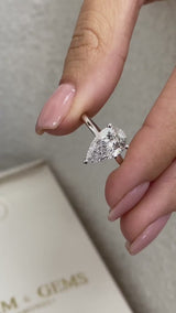Katherine Engagement Ring 2.1ct TCW, 14K Gold