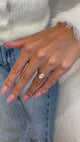 Lonny Engagement Ring 1ct TCW, 14K Gold