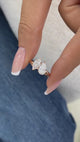 Diamond 2-Stone Fashion Ring 1.20 ct TCW, Rose Gold 14K
