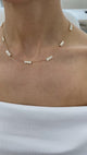 Diamond Chain Necklace 4.5 ct Yellow Gold