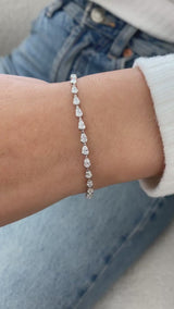 Diamond Tennis Bracelet 3.30 ct White Gold