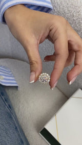 Inbar Engagement Ring 3.40 Carat Yellow Gold