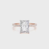 Melani Engagement Ring 2.80 Carat Two-Tone Gold