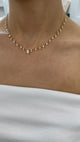 Diamond Chain Necklace 2.4 ct Yellow Gold