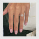 Martha Engagement Ring 1.30 Carat White Gold