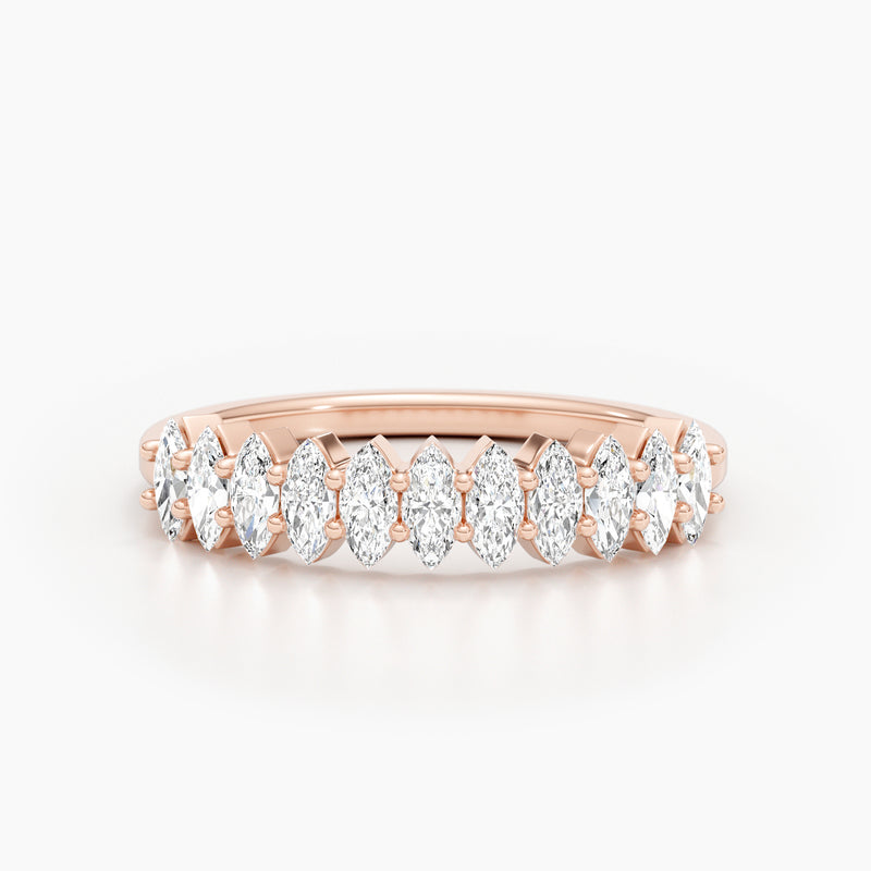 Tessa - 1.80 Carat Wedding Anniversary Half Eternity Ring