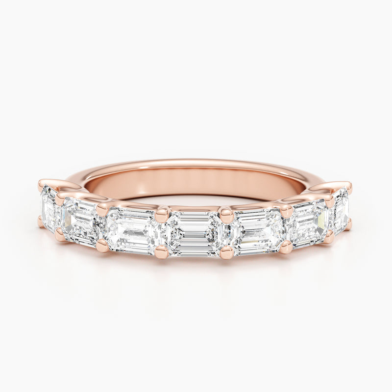 Octavia - 3.50 Carat Wedding Anniversary Half Eternity Ring