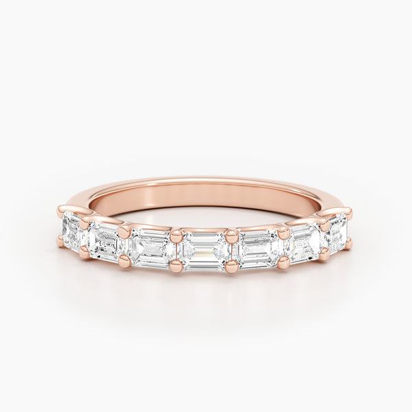 Gemma - 1.60 Carat Wedding Anniversary Half Eternity Ring