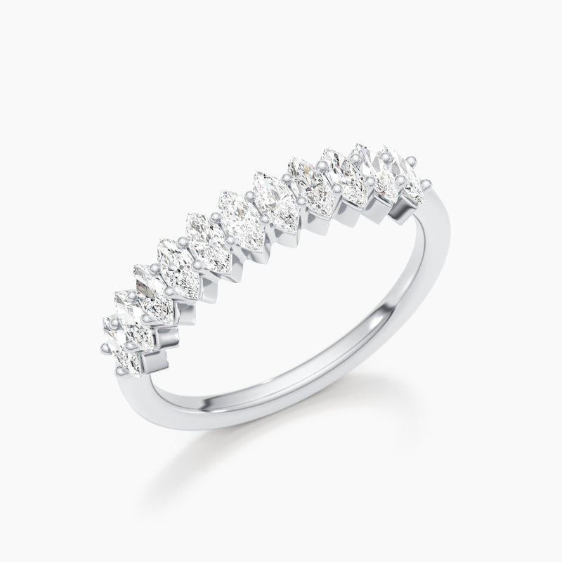 Tessa - 1.80 Carat Wedding Anniversary Half Eternity Ring