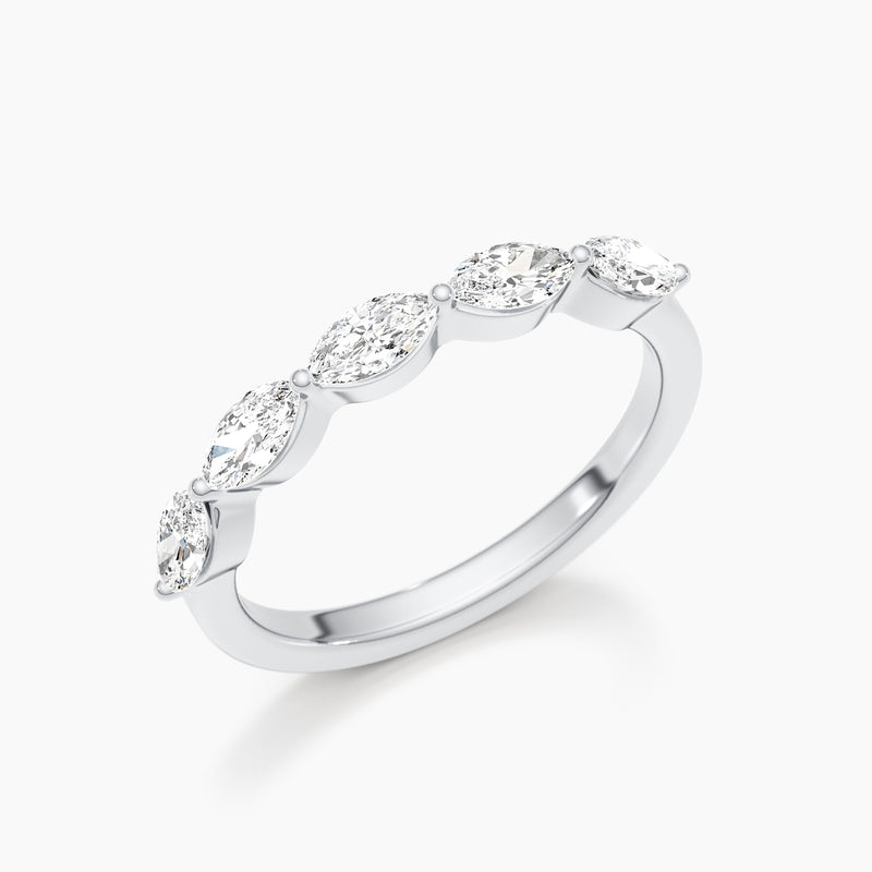 Kaylani - 1.50 Carat Wedding Anniversary Half Eternity Ring