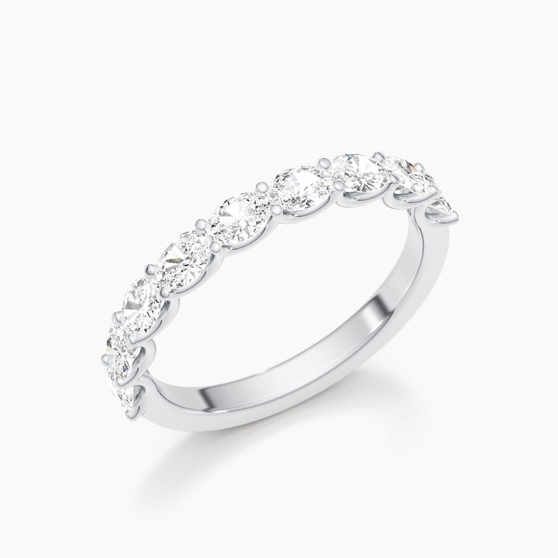 Lainey - 1.00 Carat Wedding Anniversary Half Eternity Ring