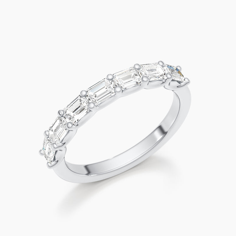 Gemma - 1.60 Carat Wedding Anniversary Half Eternity Ring