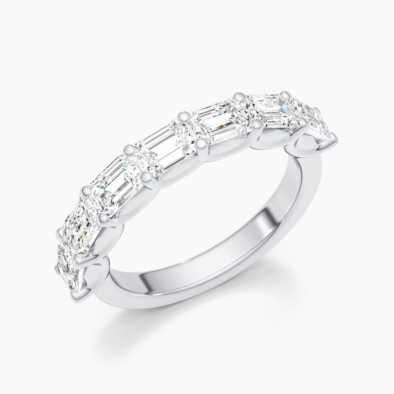 Octavia - 3.50 Carat Wedding Anniversary Half Eternity Ring