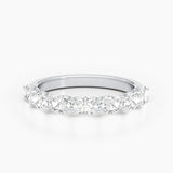 Malia - 1.60 Carat Wedding Anniversary Half Eternity Ring