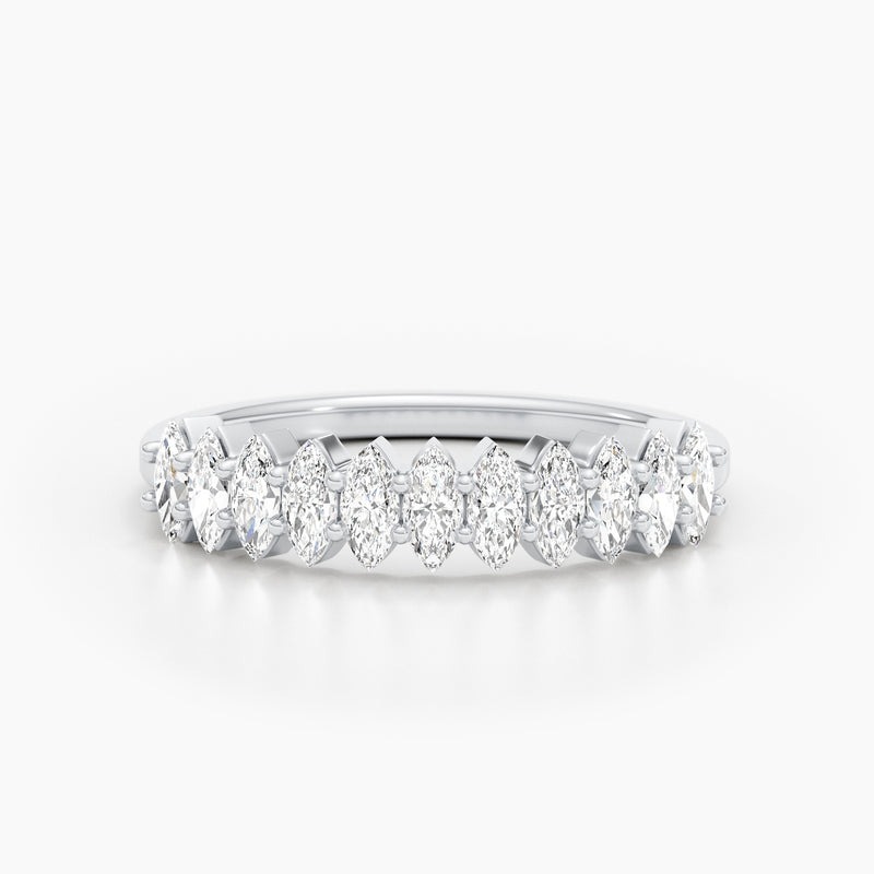 Tessa - 1.80 Carat Wedding Anniversary Half Eternity Ring